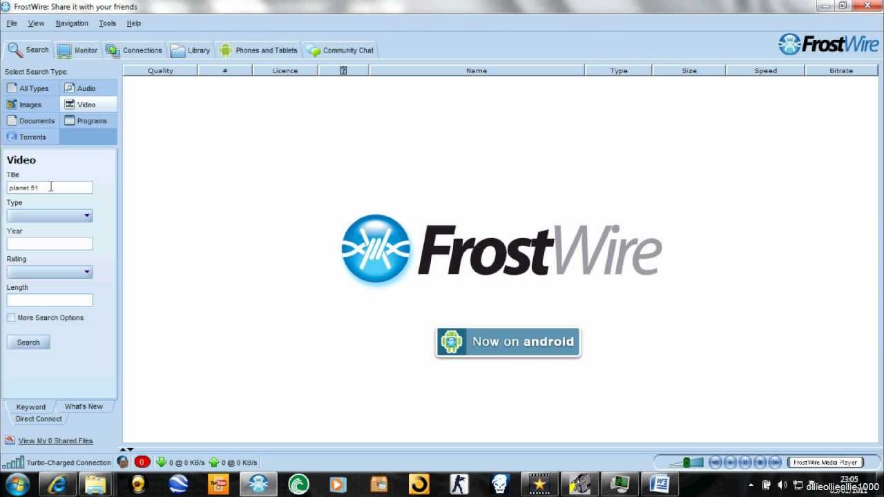 How to download torrent files on frostwire